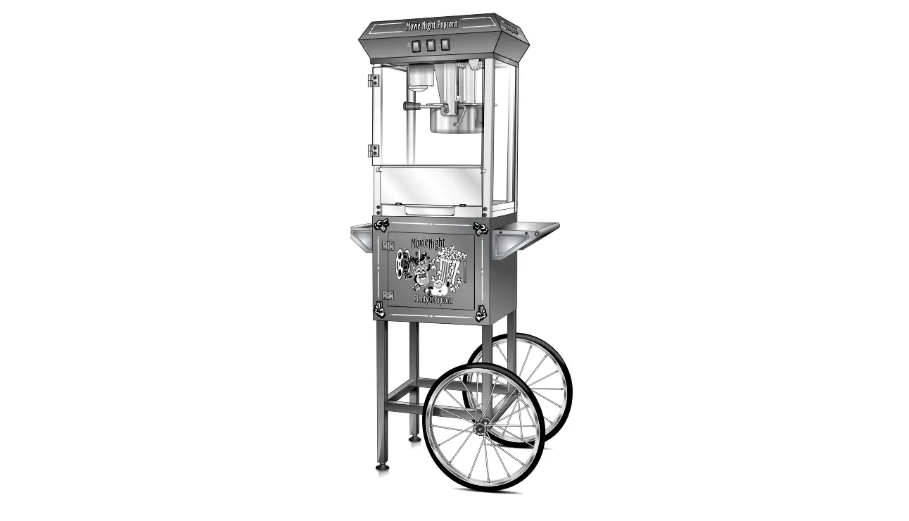 Superior Popcorn Company 4650 Spc Movie Night Full Popcorn Machine Instruction Manual