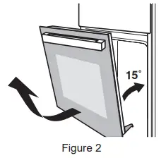 Midea MO5BL Built in Electric Oven - Close the door