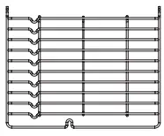 Midea MO5BL Built in Electric Oven - Slider bracket