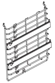 Midea MO5BL Built in Electric Oven - Telescopic runner