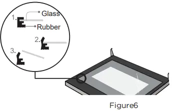 Midea MO5BL Built in Electric Oven - When cleaning