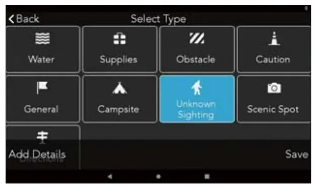 MAGELLAN TR7 Cam CDP Off Road GPS Navigator - app 2
