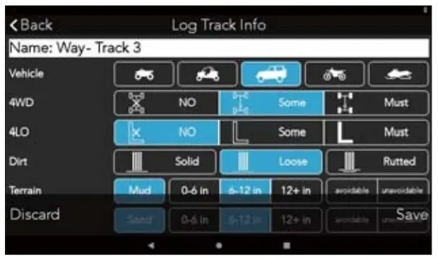 MAGELLAN TR7 Cam CDP Off Road GPS Navigator - app 3
