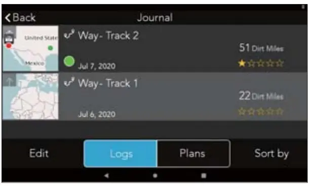 MAGELLAN TR7 Cam CDP Off Road GPS Navigator - app 4