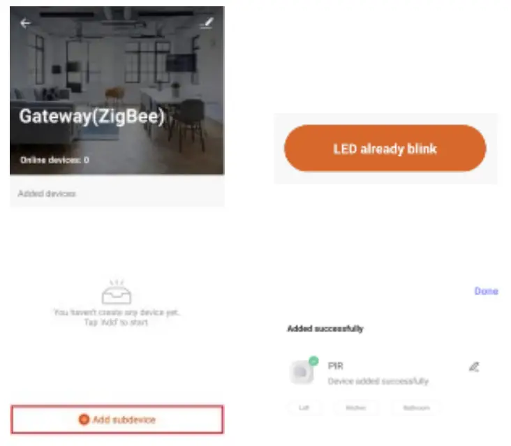 SAMOTECH SM301Z Zigbee Motion Sensor - SM310 Zigbee Gateway