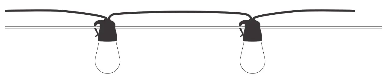 Govee H7012 Lynx LED Bulb String Lights - lights in series 2