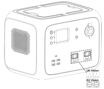 BLUETTI AC50S 500Wh Portable Power Station