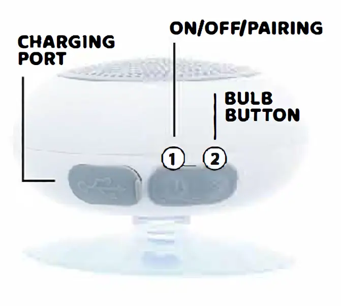 LEDeez LE-SHOW-BLU Splash-LED-Wireless-Speaker-fig-1