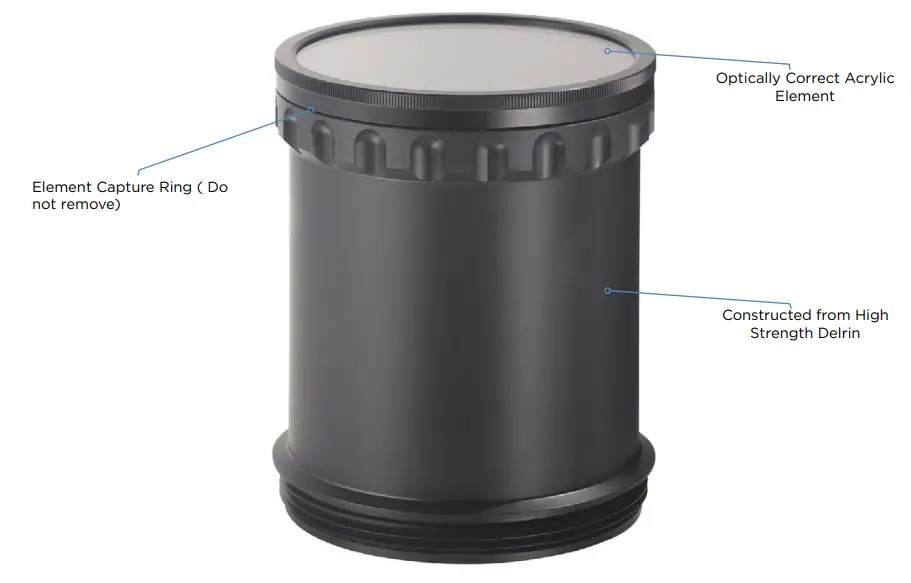 AquaTech P65 P- Series Camera Lens Ports 1