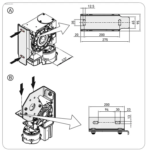 GfA ELEKTROMATEN 10005061 NHK DES Ø55-Safedrive 1400Nm with Emergency Hand Crank-fig2