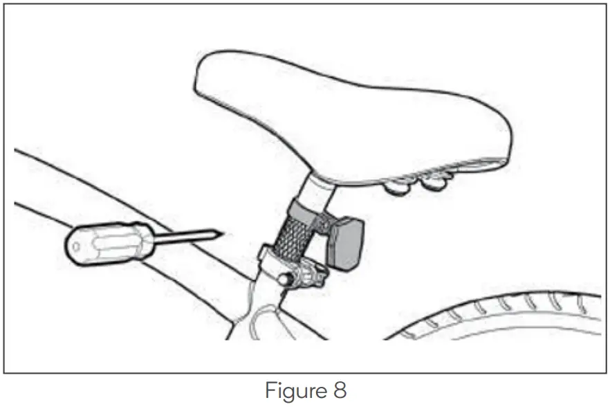 Installing the rear seat reflector