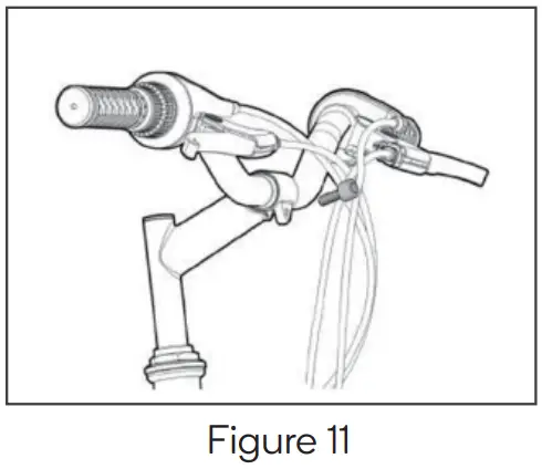 Securing the handlebars