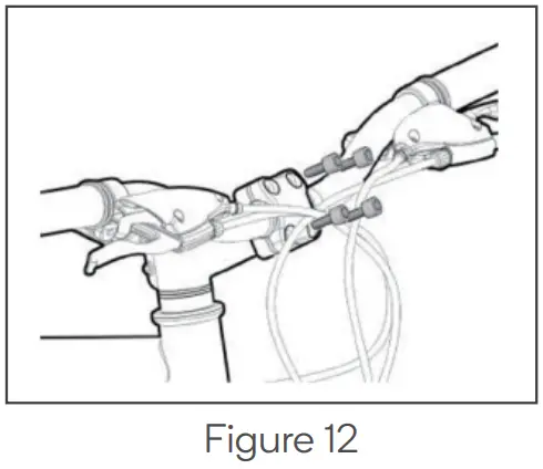 Securing the handlebars