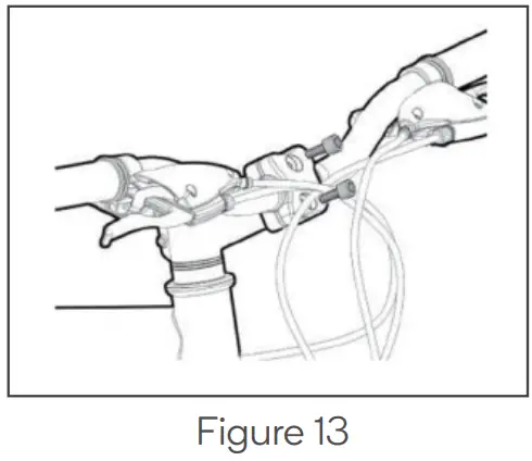Securing the handlebars