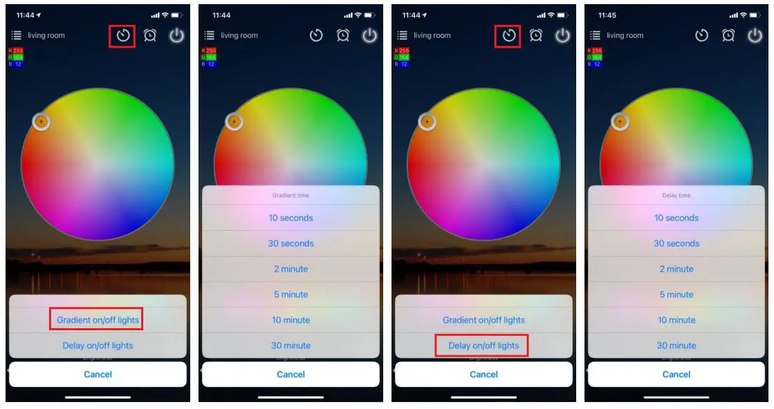 Shenzhen LX-RGBI LED Controller - Gradual change or delay switch function