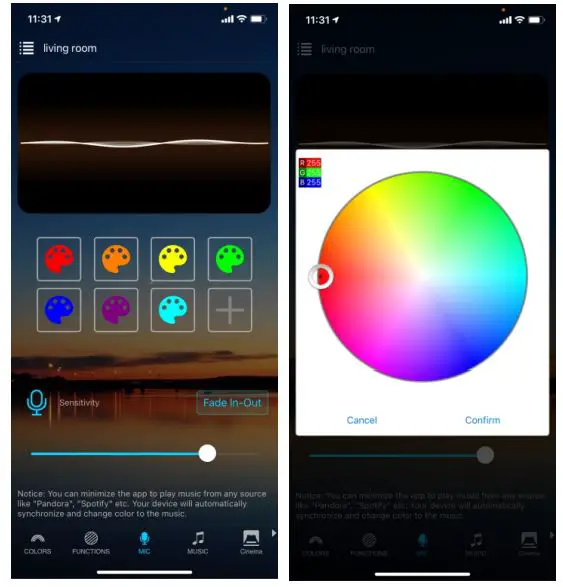 Shenzhen LX-RGBI LED Controller - Microphone
