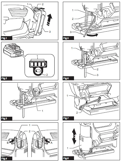 makita JV101D Cordless Jia Saw 1
