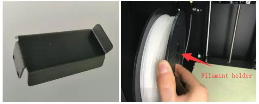 MONOPRICE Maker Ultimate 2 3D Printer of the tube