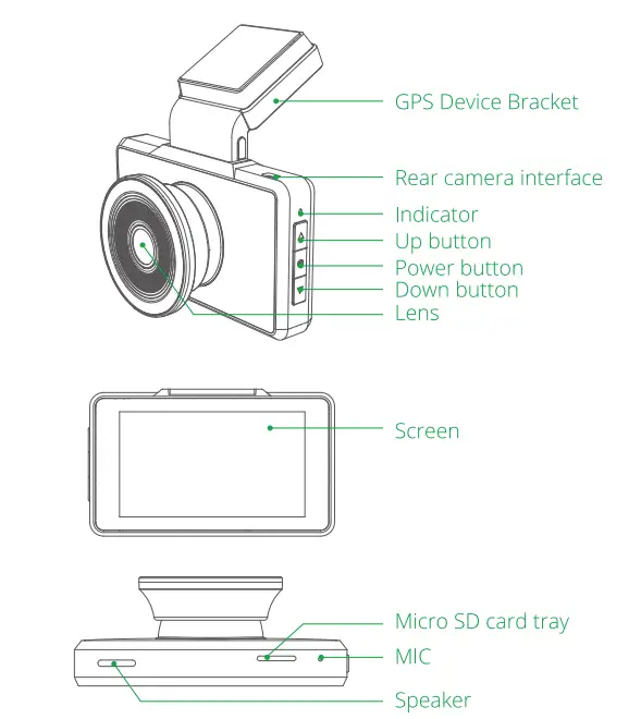 Shenzhen Qihoo Intelligent Technology G500H 360 Dash Camera 1