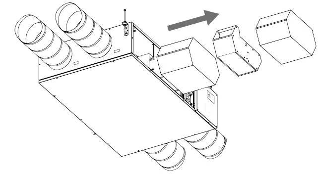 VENTS VUE 300 PBE EC Heat and Energy Recovery Air Handling Unit FIG 13