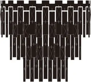 JOHN LEWIS Waterfall Crystal SF