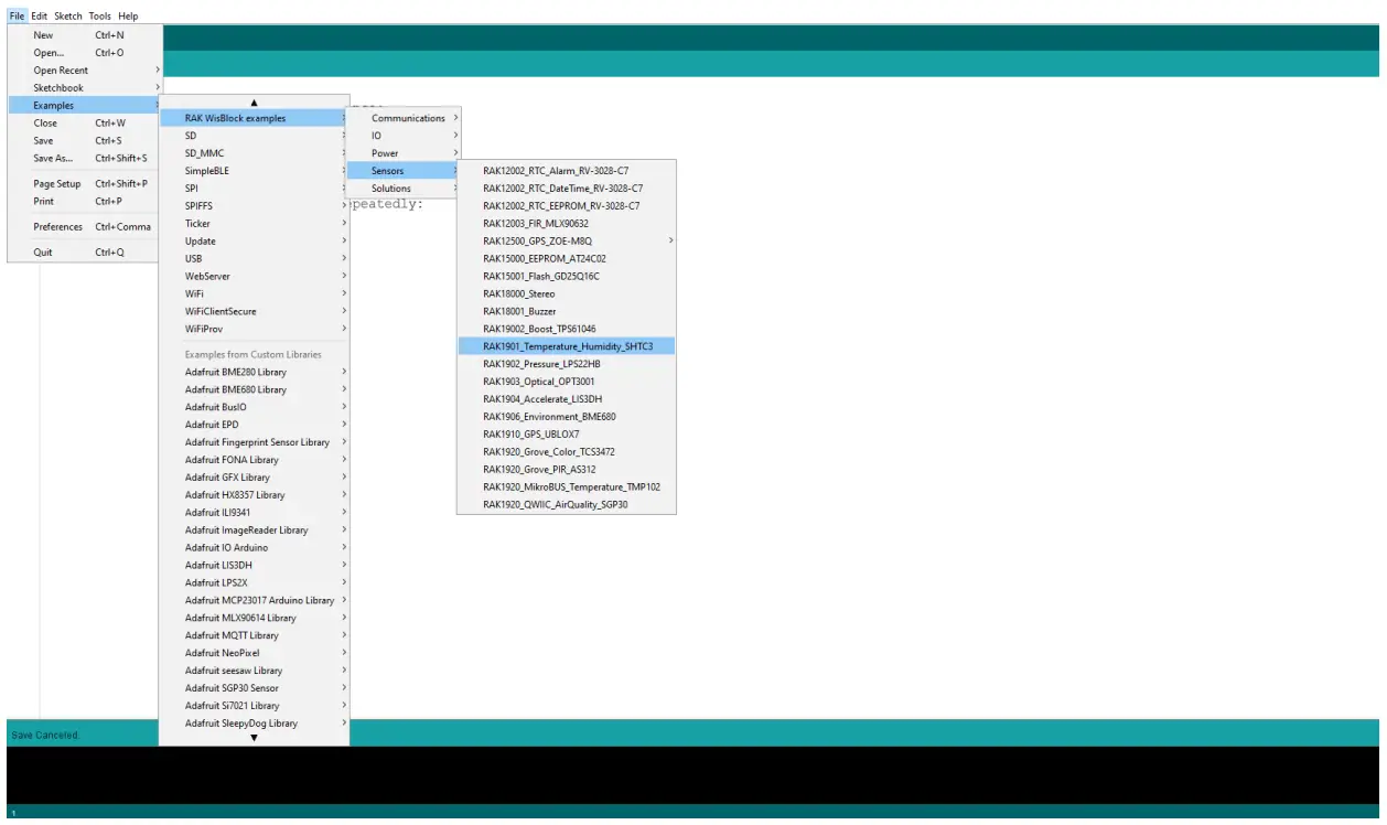 RAK1901 WisBlock Temperature and Humidity Sensor - Figure 14