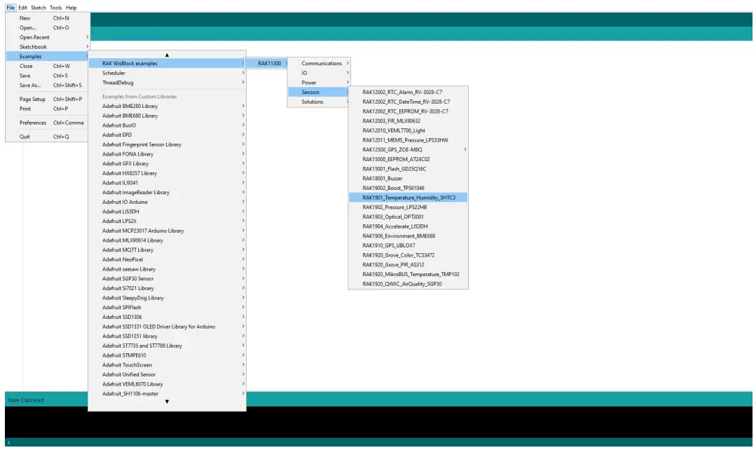 RAK1901 WisBlock Temperature and Humidity Sensor - Figure 21
