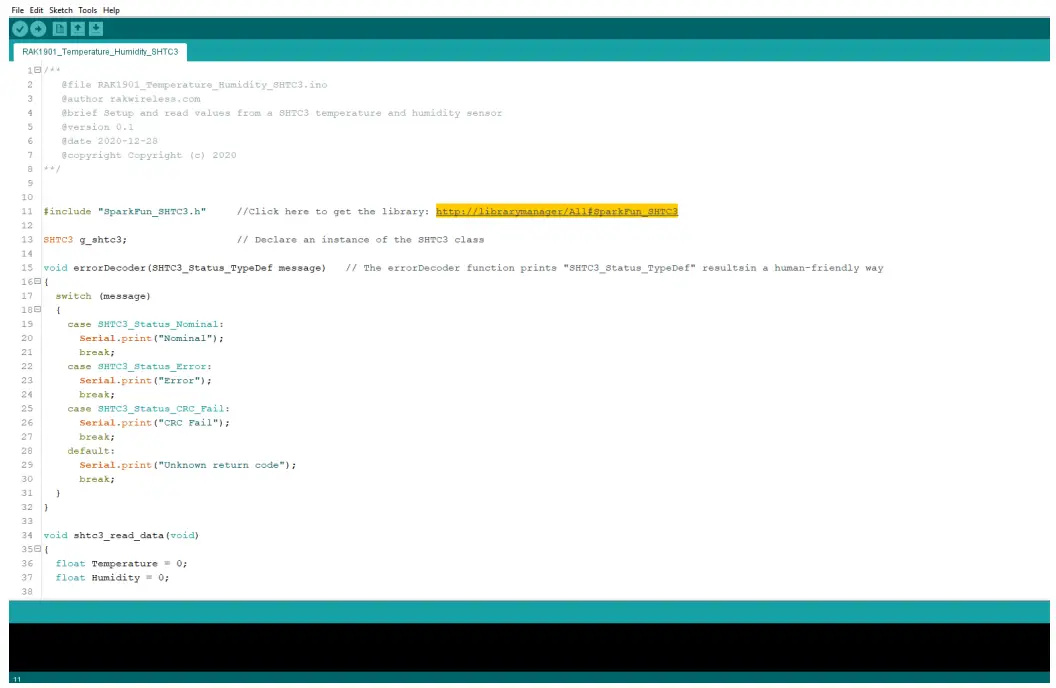 RAK1901 WisBlock Temperature and Humidity Sensor - Figure 22