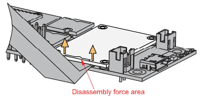 RAK1901 WisBlock Temperature and Humidity Sensor - baseboard