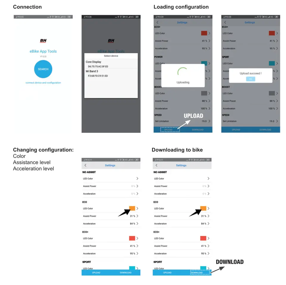 BH Bikes iLynx Carbon Trail - SETTINGS GARMIN - Connected 2