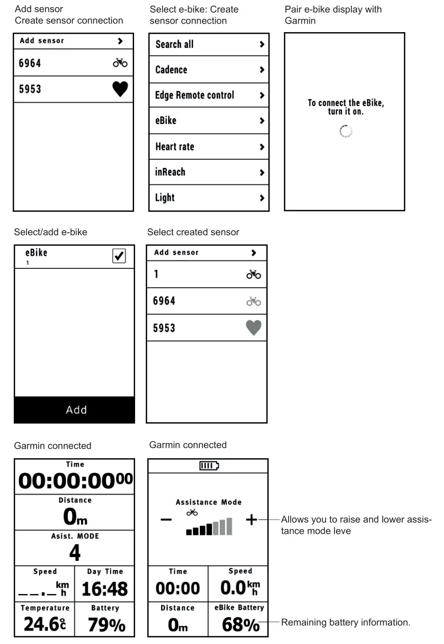 BH Bikes iLynx Carbon Trail - SETTINGS GARMIN - Connected