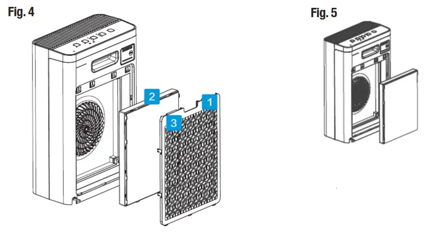 STIRLING Air Purifier -Control panel 2
