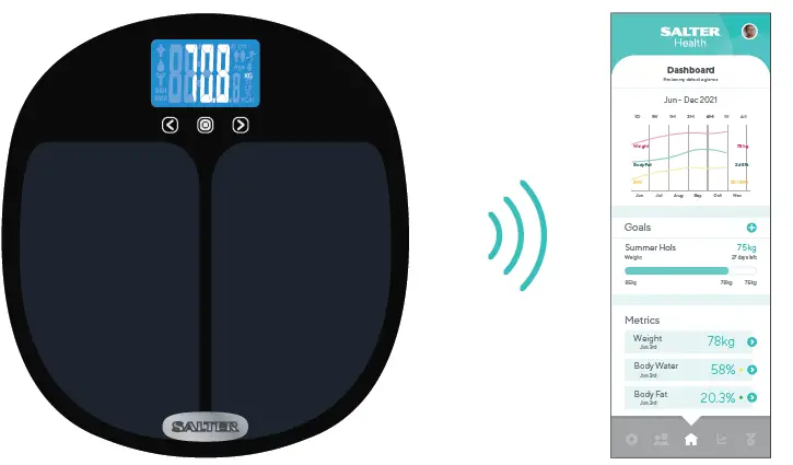 SALTER 9192 Bluetooth Scale-9