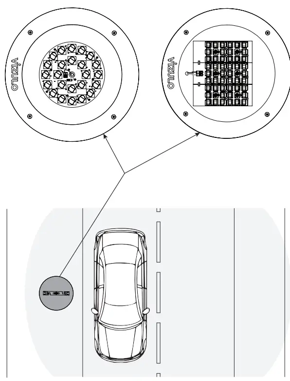 vizulo Blackbird Hanging LED Street Luminaire Instruction 2