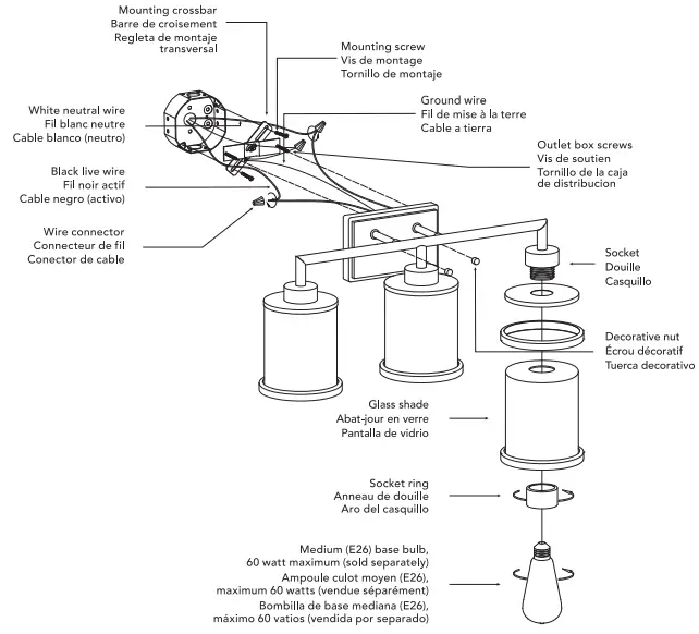 globe 91002138 Mackay 24 Inch 3 Light Faux Wood Vanity Light-fig5