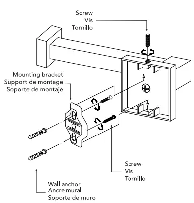 globe 91002142 3-Light Matte Black Vanity Light with Clear Glass Shades-fig6