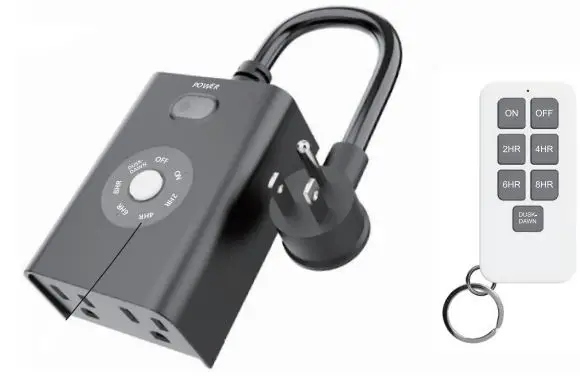 Minoston-MP42T-Outdoor-Plug-In-Photocell-Timer-with-Remote-fig-2