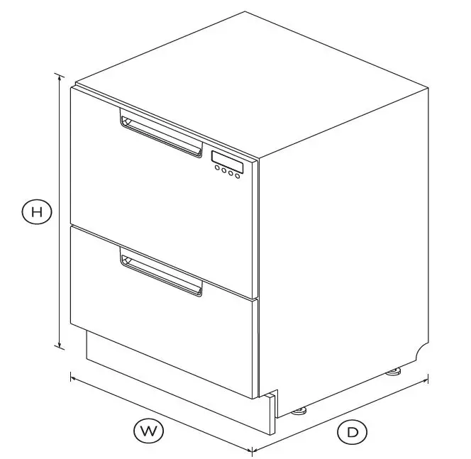 FISHER -PAYKEL-DD24DCTW9-N-Double-DishDrawer-Dishwasher-FIG-1