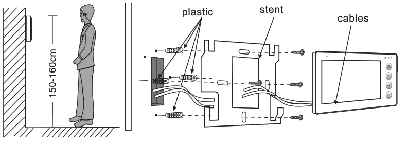 godrej SeeThru RE7 Video Door Phone - fig 6