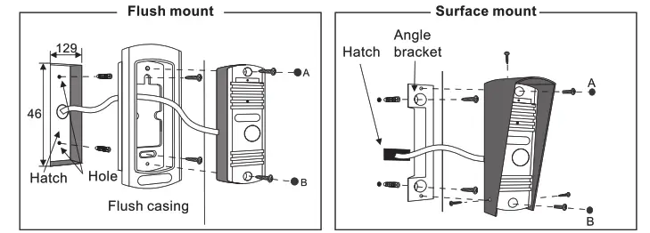 godrej SeeThru RE7 Video Door Phone - fig 7