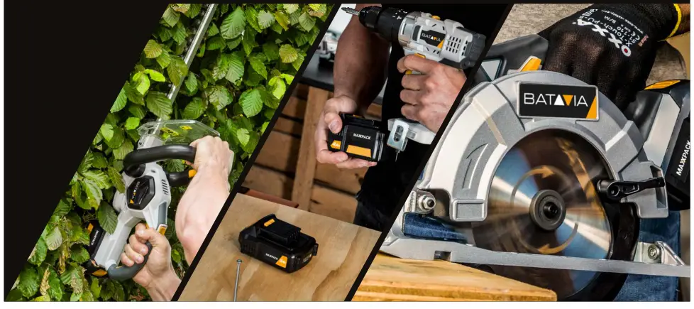 BATAVIA PACK 18 V Cordless Orbital Sander - 2