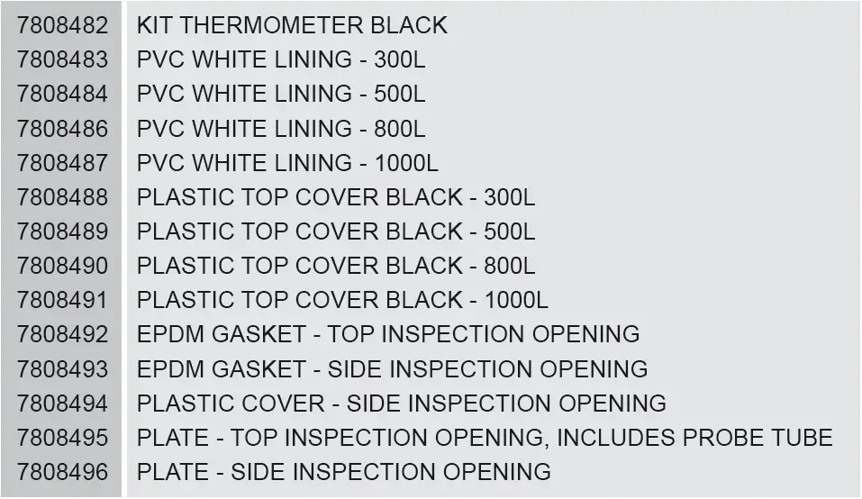 ANDREWS WATER HEATERS BUFFER-SS300 Cylinders and Buffers Stainless Steel 10