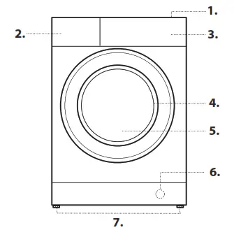 INDeSIT BI WMIL 91484 Integrated Washing Machine- dispenser