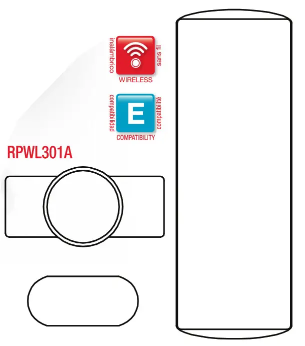 Honeywell RPWL301A Decor Wireless -