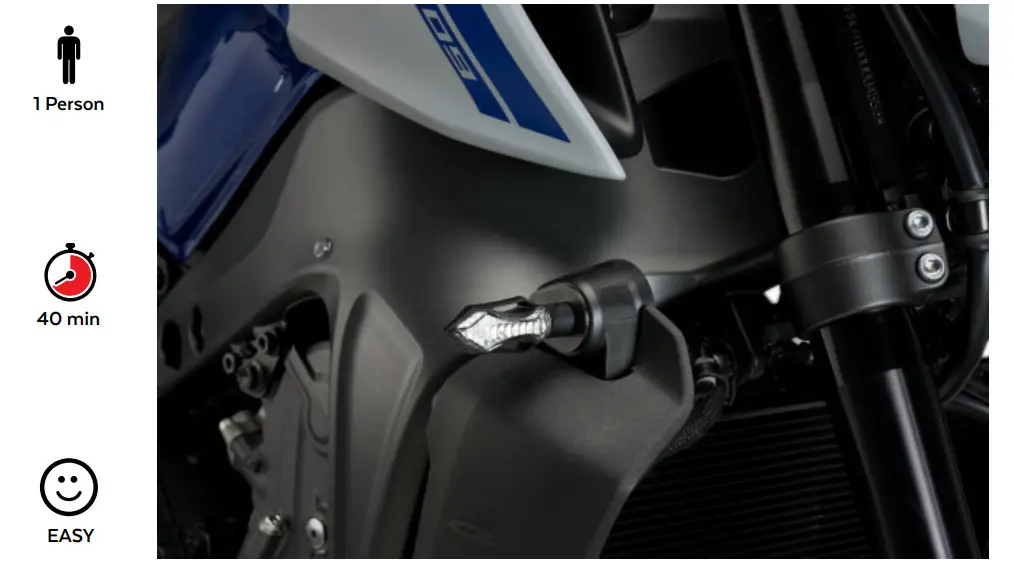 Puig 20867N Turn Lights Plate Supports Kit