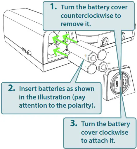 Roland GO Mixer Pro - Using Batteries 2