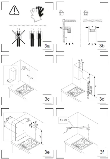 Amica OKC4441BK Kitchen Extractor Hood-8