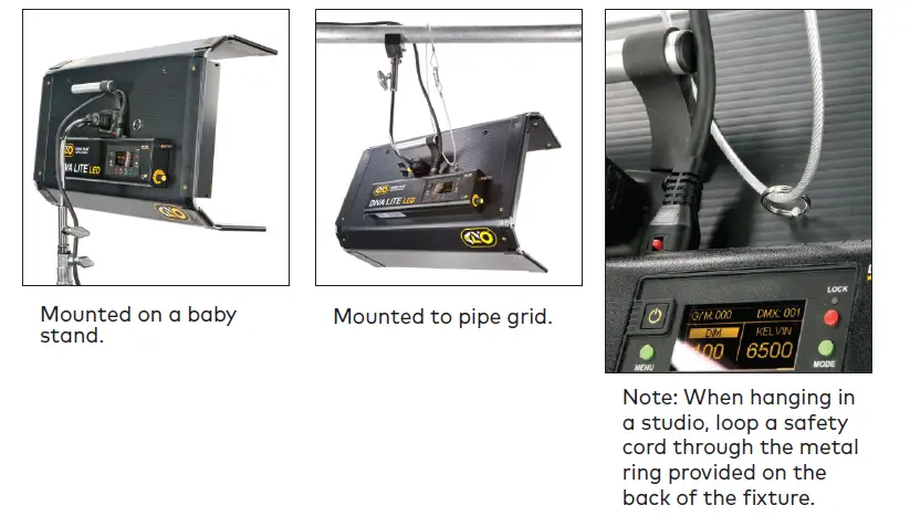 KINO FLO DIV-LX20U Diva-Lite LED DMX Fixture 16