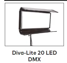 KINO FLO DIV-LX20U Diva-Lite LED DMX Fixture 26