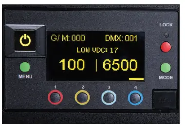 KINO FLO DIV-LX20U Diva-Lite LED DMX Fixture 8